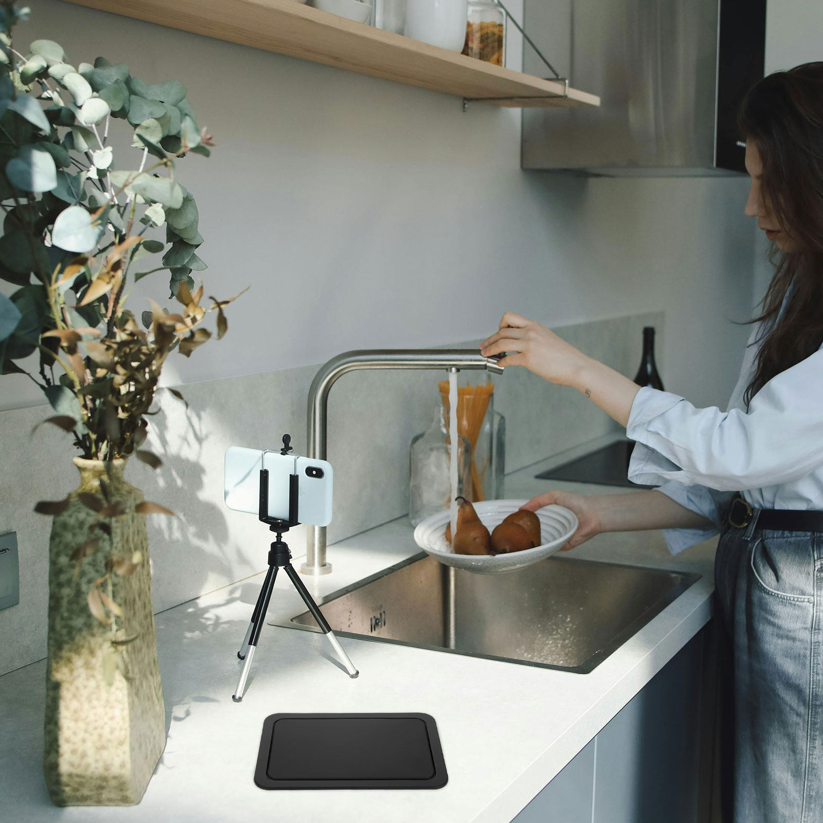 Commercial Kitchen Garbage Can - Couvercle de poubelle en acier inoxydable