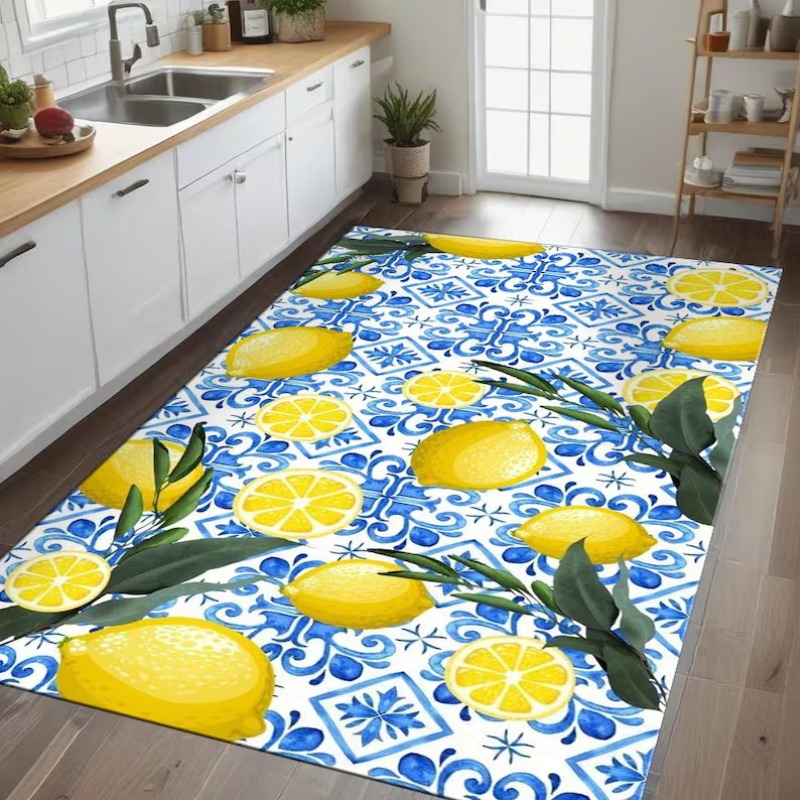 Commercial Kitchen Tile Flooring - Tapis de sol antidérapant style côtier,
