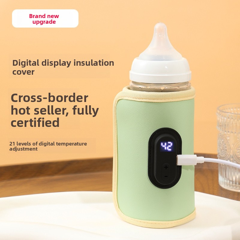 Food Warmer Display - Chauffe-biberon Portable à affichage numérique, USB,