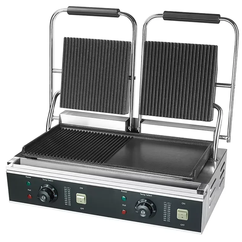 Commercial Kitchen Grill - Grill de contact double professionnel en
