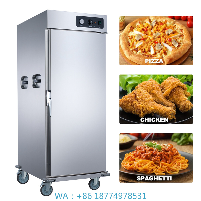 Food Warmer Display - Chariot chauffant vertical, armoire de maintien