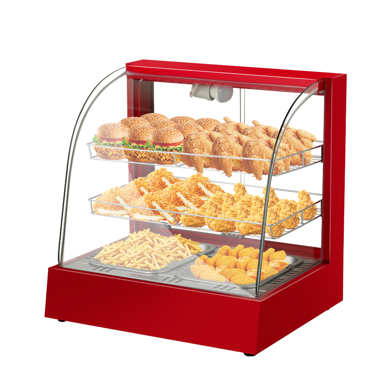 Food Warmer Display - Vitrine chauffante électrique de comptoir pour