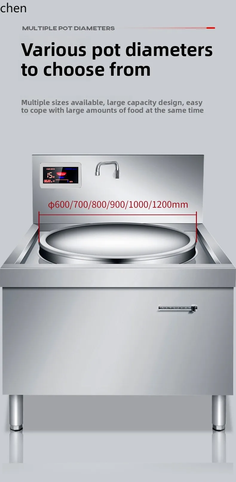 Cuisinière à induction commerc - Commercial Kitchen Induction avis et prix
