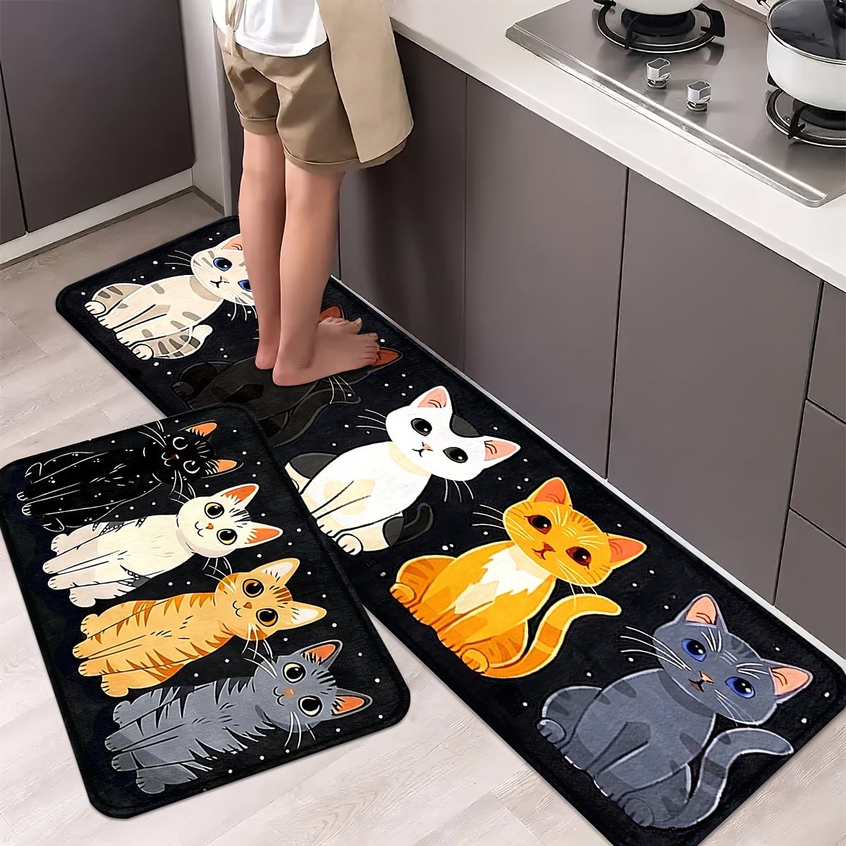 VIKAMA 1pc Tapis de cuisine à  - Kitchen Flooring Commercial avis et prix