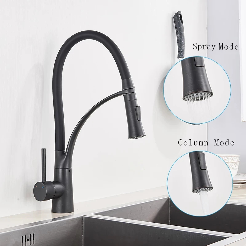 Robinet de cuisine noir extrac - Commercial Kitchen Faucet avis et prix