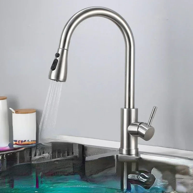 Robinet de cuisine en nickel b - Commercial Kitchen Faucet avis et prix