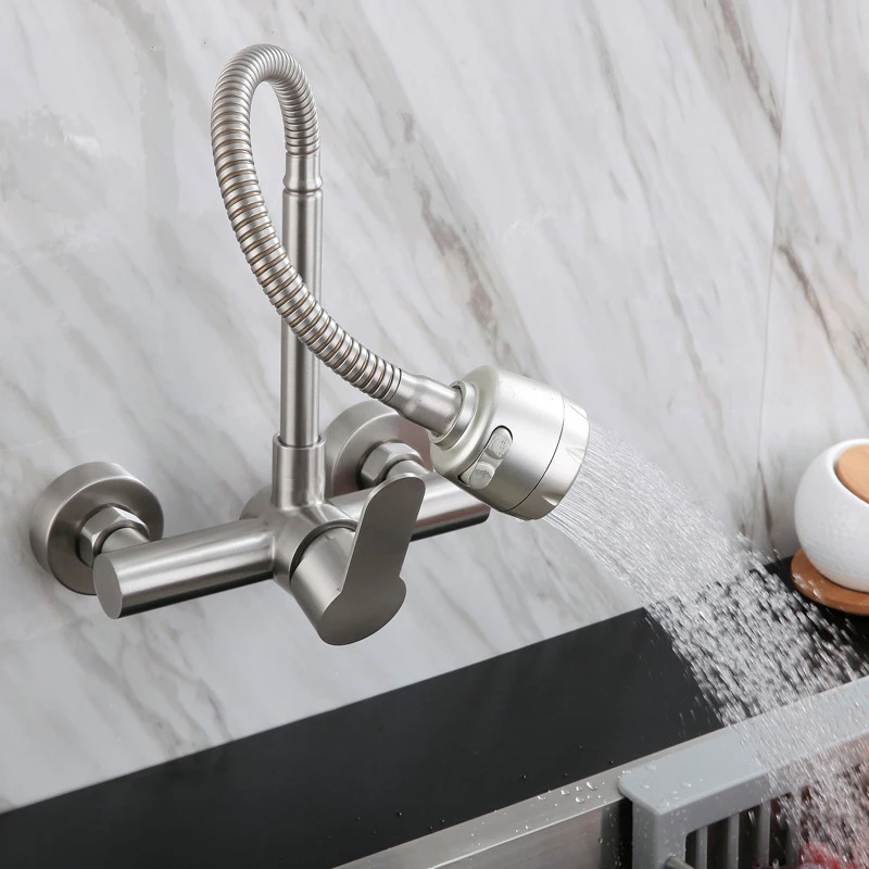 Robinet de cuisine en acier in - Commercial Kitchen Faucet avis et prix