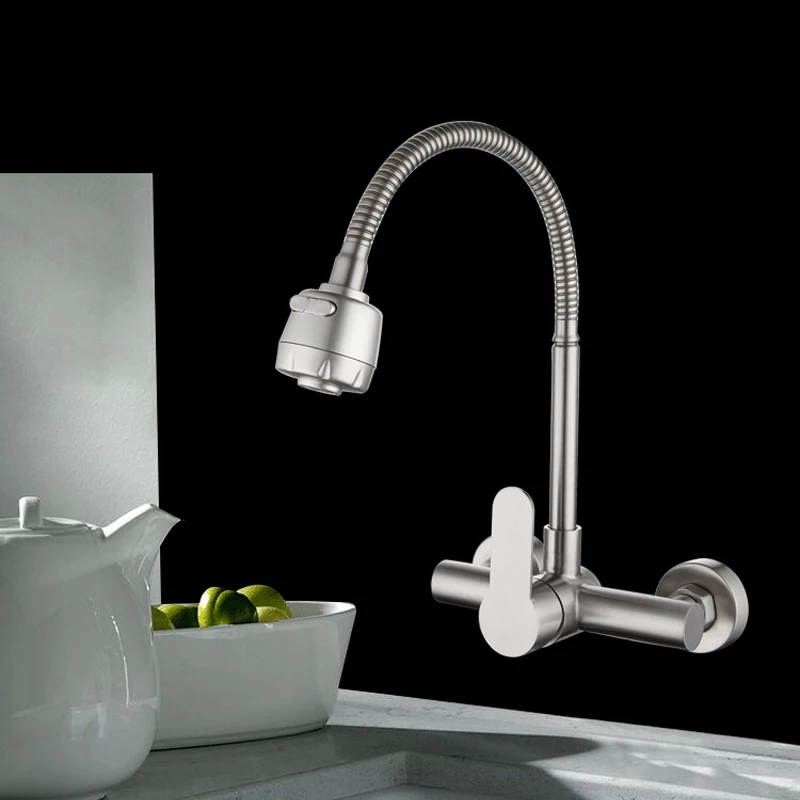 Robinet de cuisine en acier in - Commercial Kitchen Faucet avis et prix