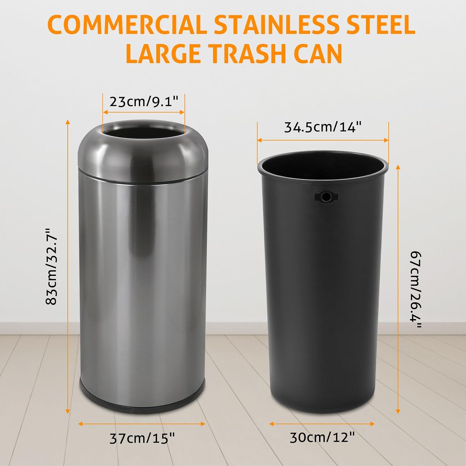 Poubelle commerciale grande ca - Commercial Kitchen Garbage Can avis et prix