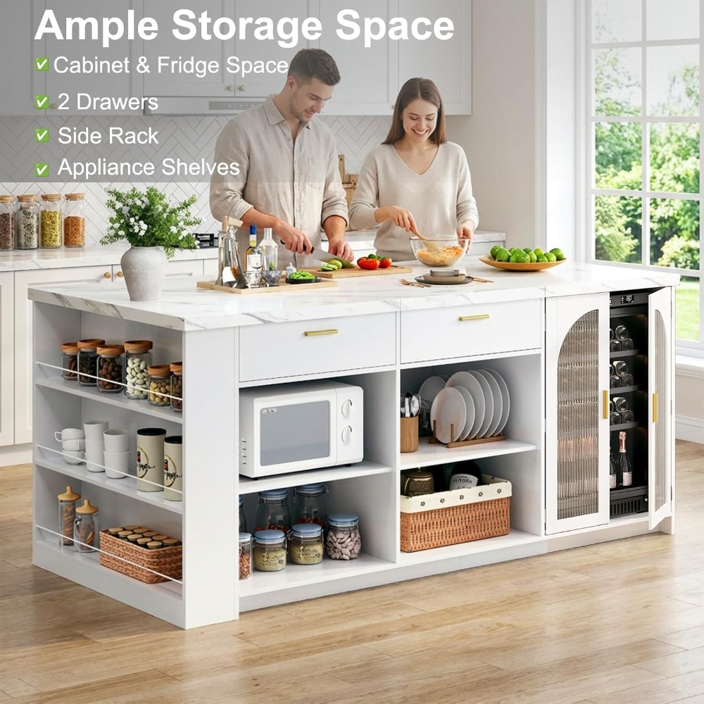 Îlot de cuisine de 71 pouces a - Commercial Kitchen Tables avis et prix