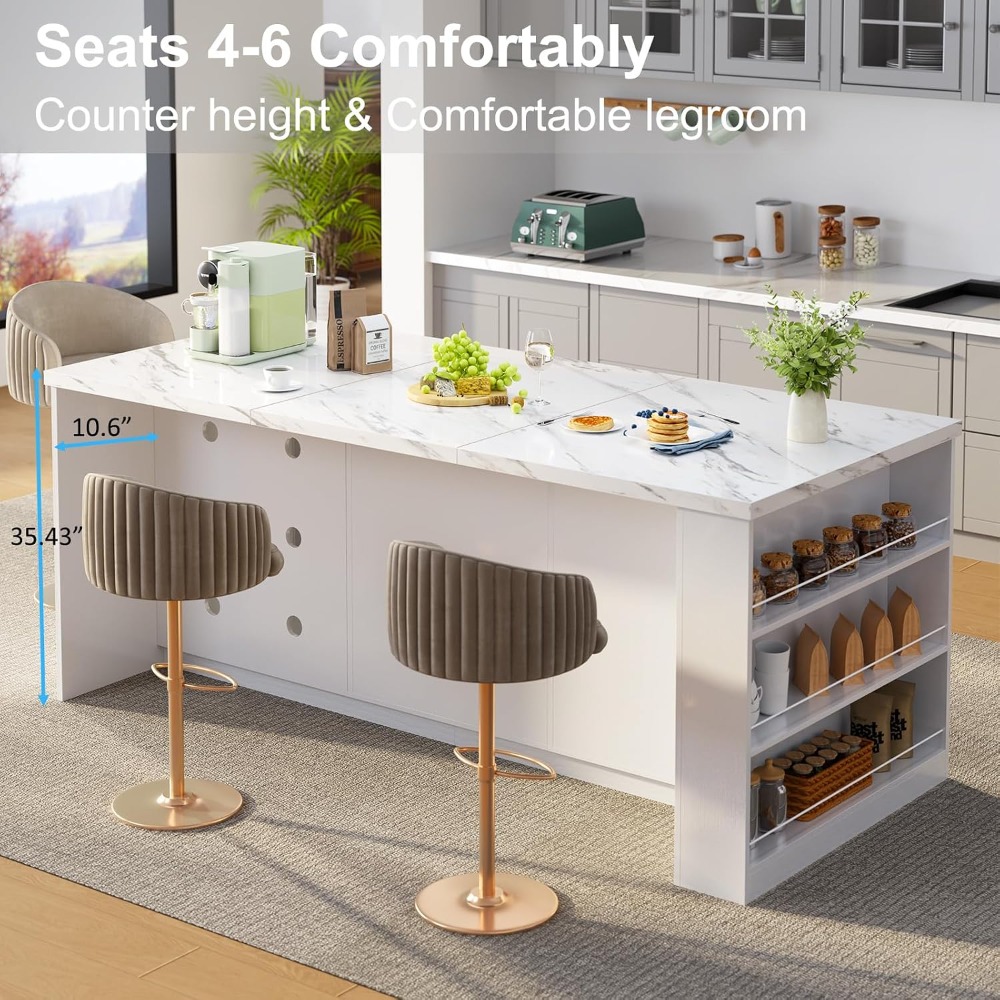 Îlot de cuisine de 71 pouces a - Commercial Kitchen Tables avis et prix