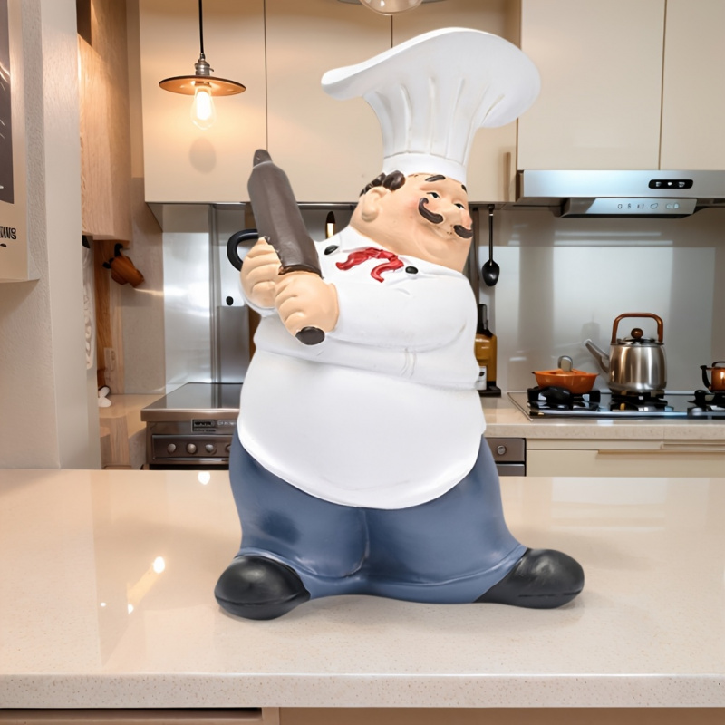 Statue de chef en résine avec  - Commercial Kitchen Tables avis et prix