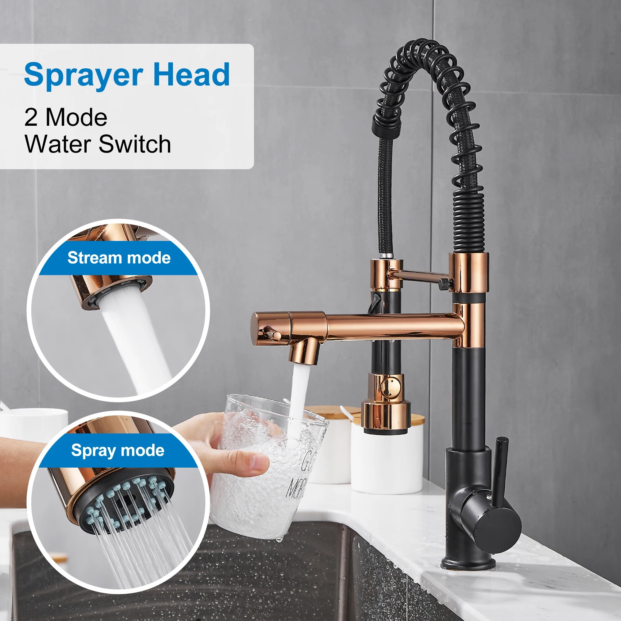 Robinet de cuisine avec pulvér - Commercial Kitchen Faucet avis et prix