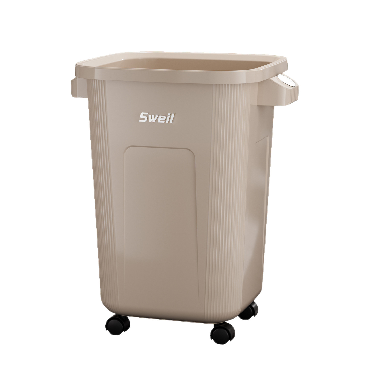 Grande poubelle roulante avec  - Commercial Kitchen Garbage Can avis et prix