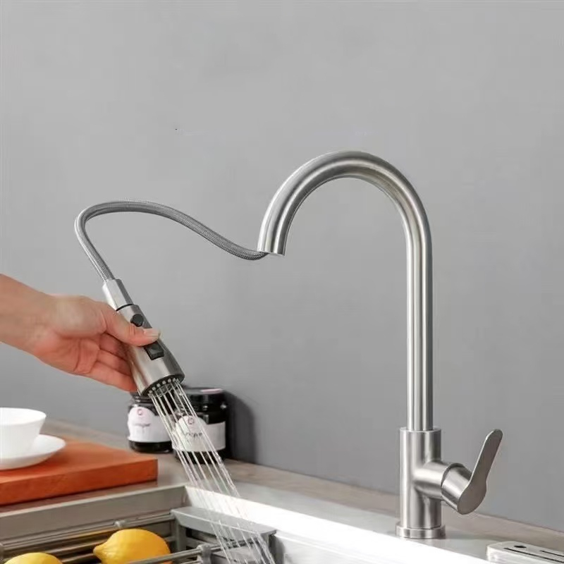 Robinet de cuisine noir, extra - Commercial Kitchen Faucet avis et prix