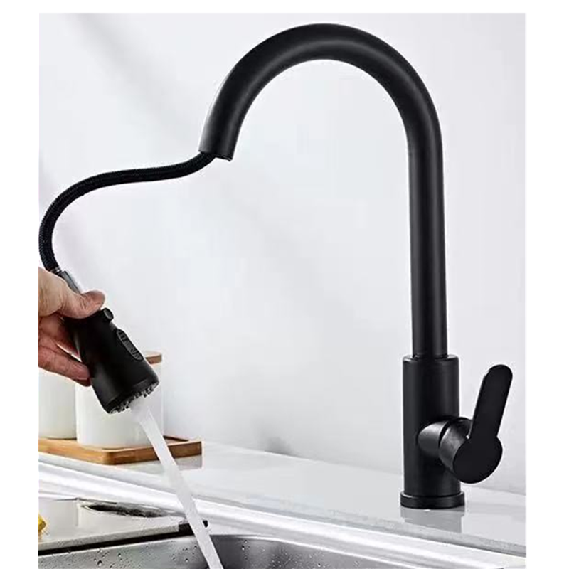 Robinet de cuisine noir, extra - Commercial Kitchen Faucet avis et prix
