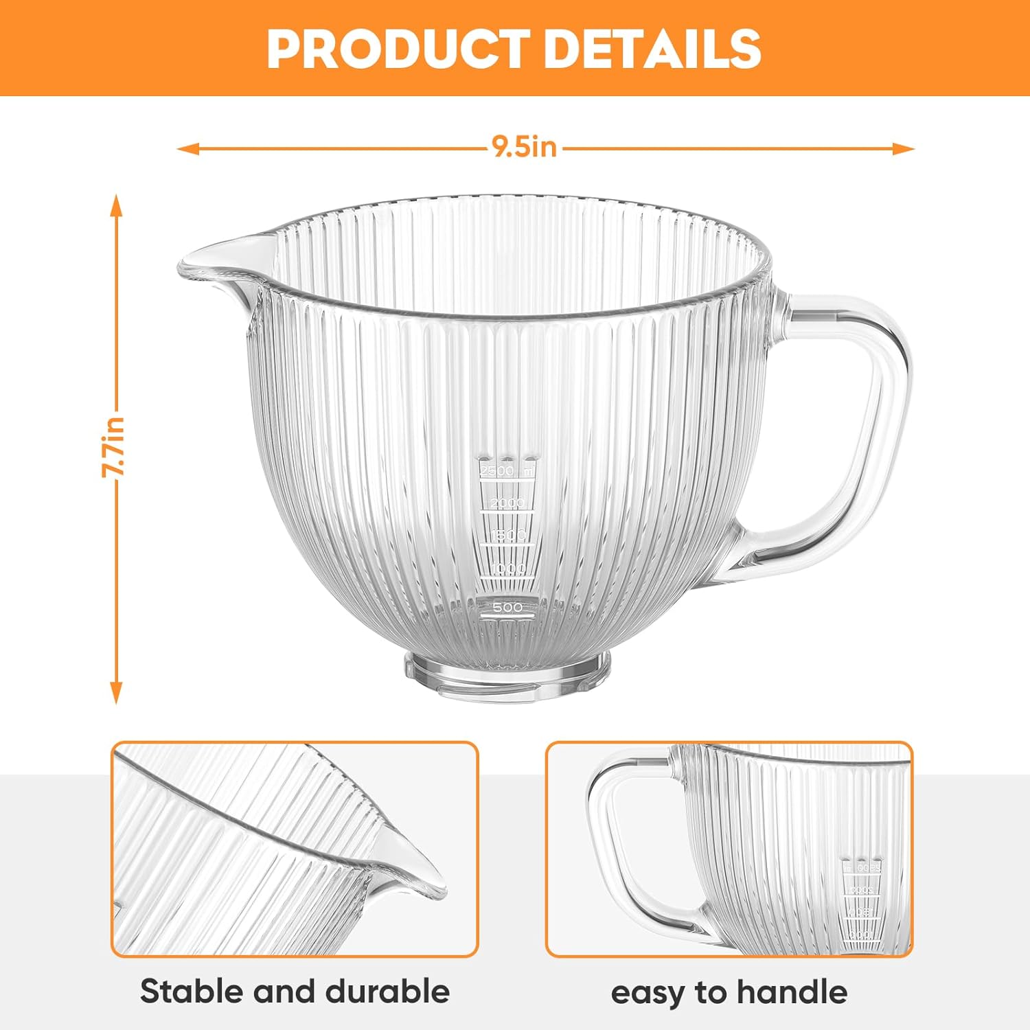 GVODE Bol en verre pour mélang - Commercial Kitchen Juicer avis et prix