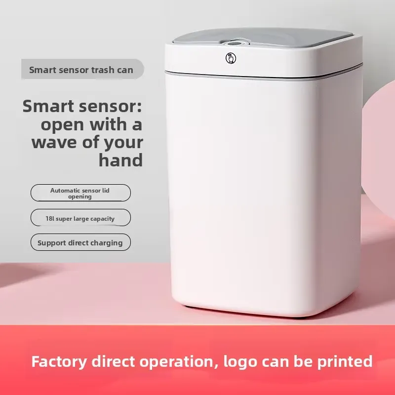 Poubelle intelligente carrée e - Commercial Kitchen Garbage Can avis et prix