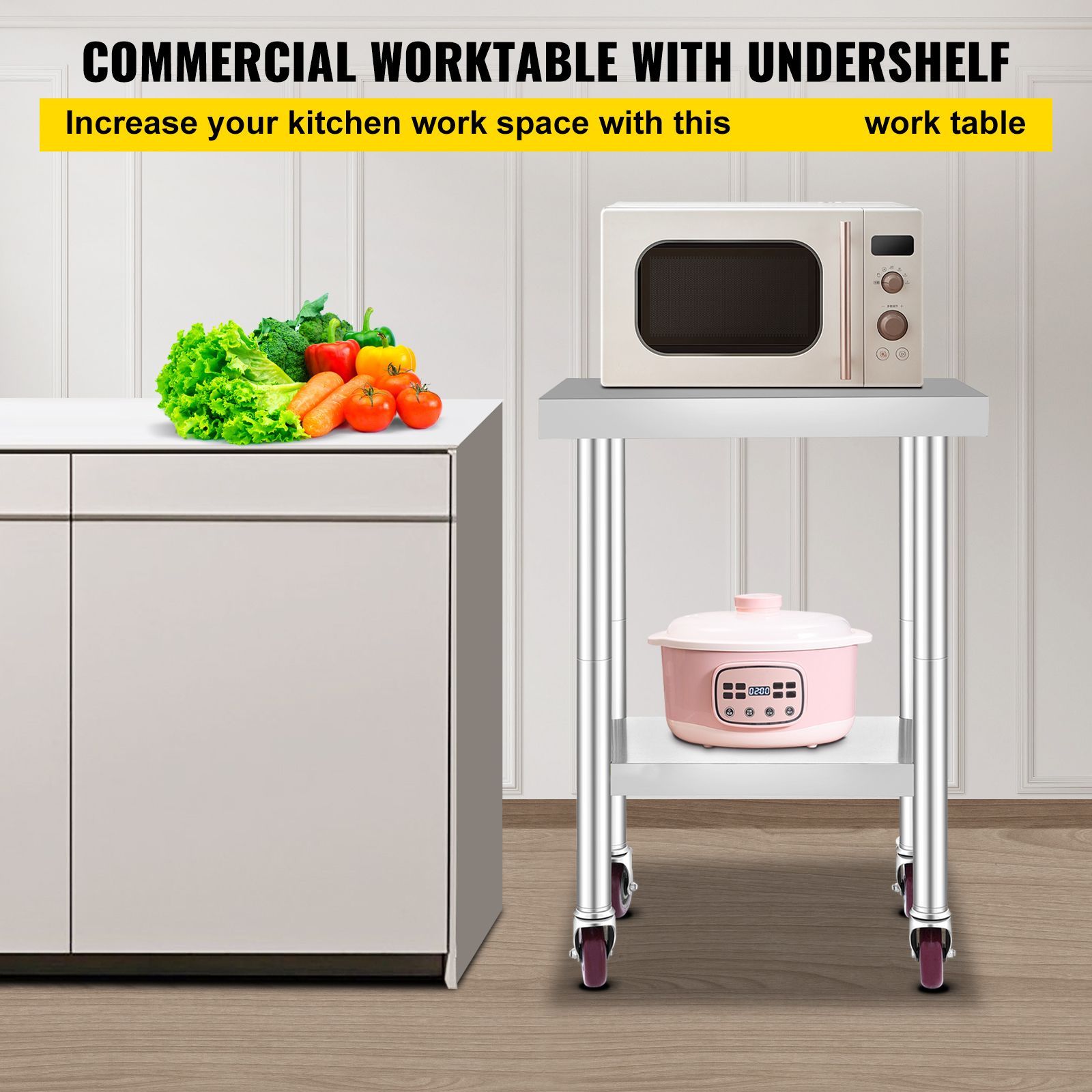 Table de travail en acier inox - Commercial Kitchen Tables avis et prix