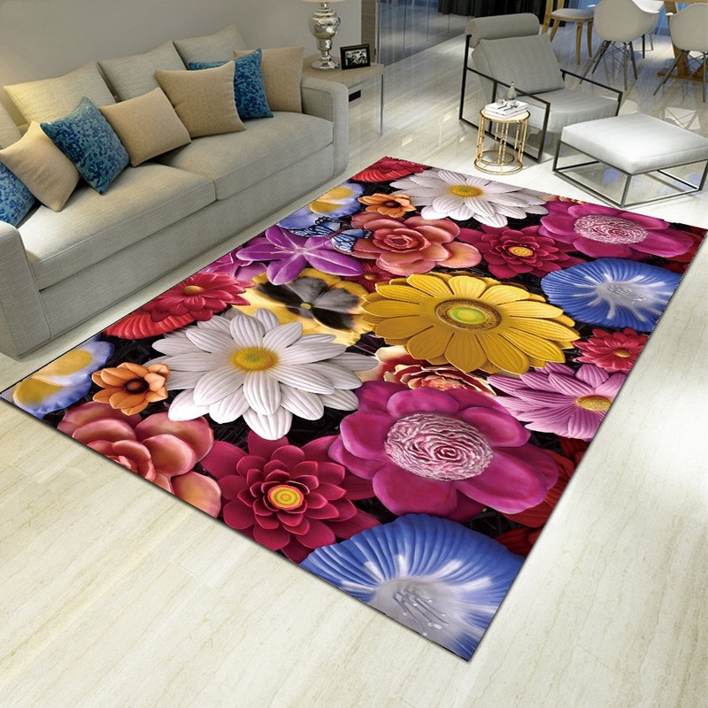 Tapis imprimé floral paysager, - Commercial Kitchen Floor avis et prix