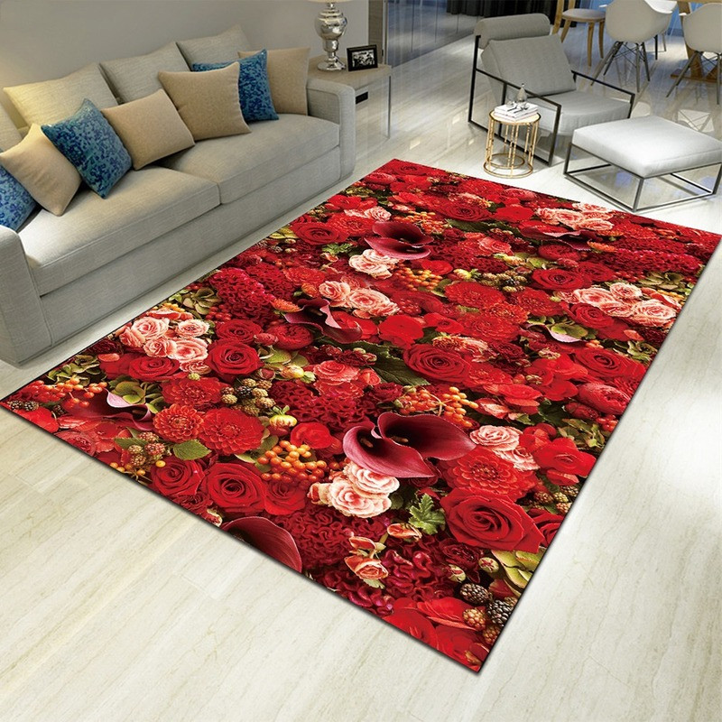 Tapis imprimé floral paysager, - Commercial Kitchen Floor avis et prix