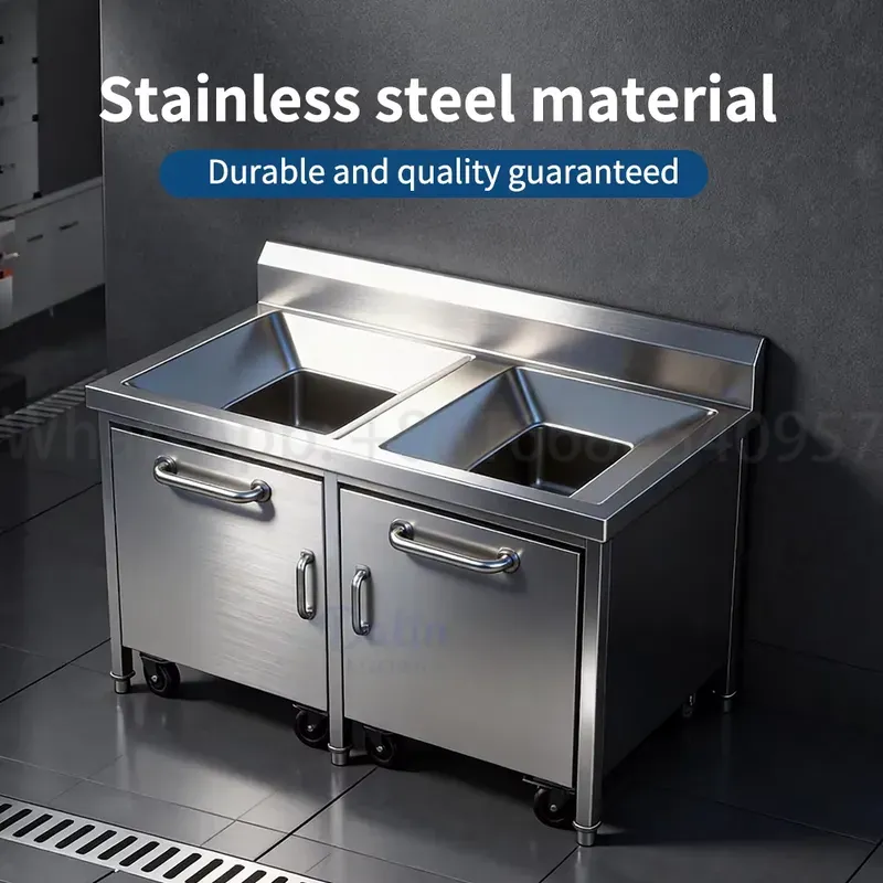 Poubelle coulissante en acier  - Commercial Kitchen Garbage Can avis et prix