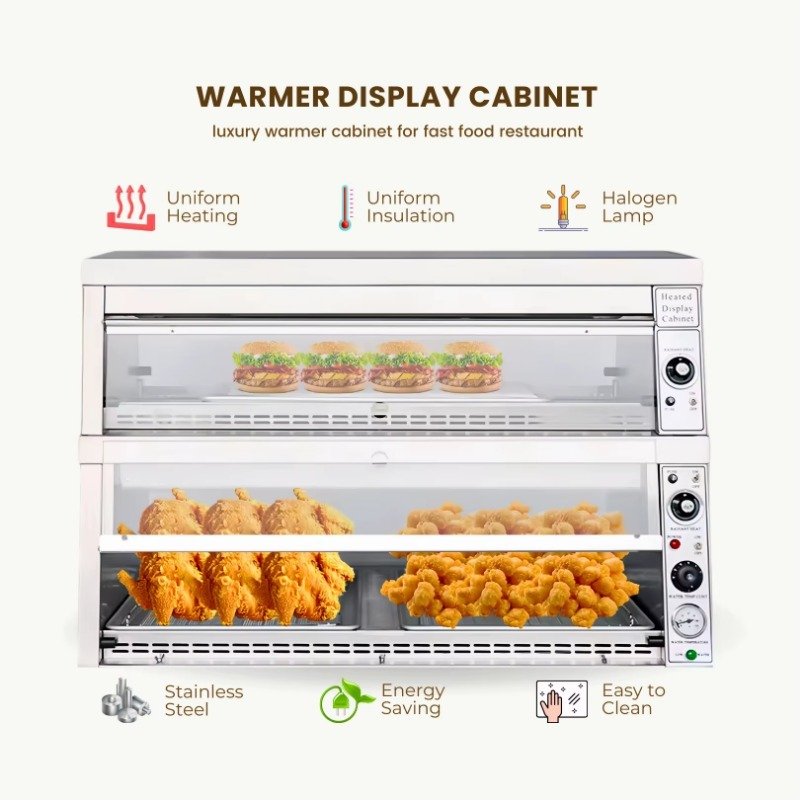 Vitrine chauffante TENSHINE st - Food Warmer Display avis et prix