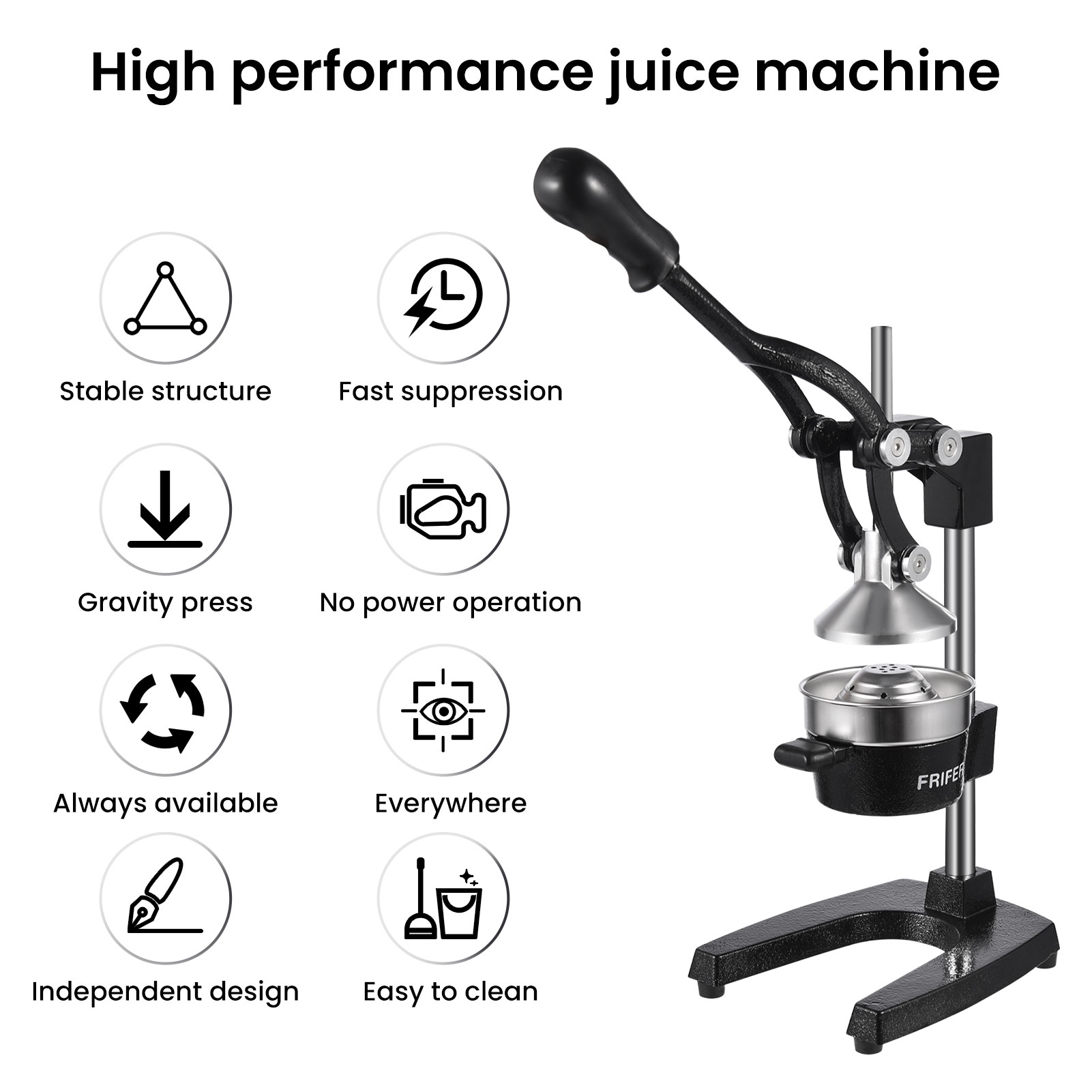 Presse-agrumes manuel léger en - Commercial Kitchen Juicer avis et prix