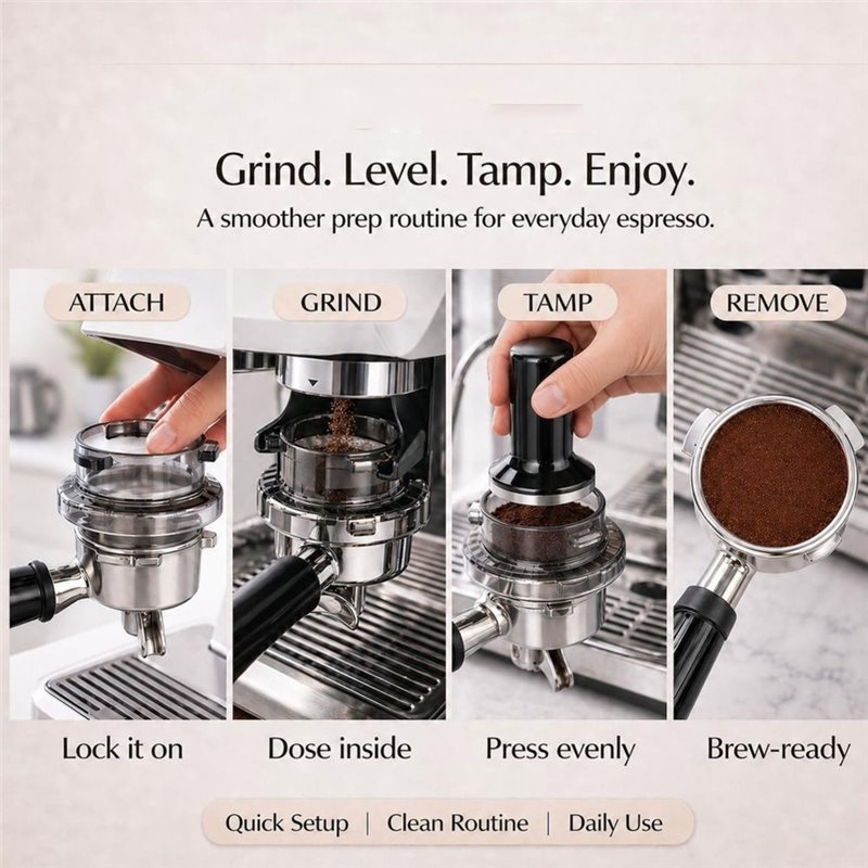 Entonnoir doseur 54 mm à verro - Breville Espresso Barista Express avis et prix