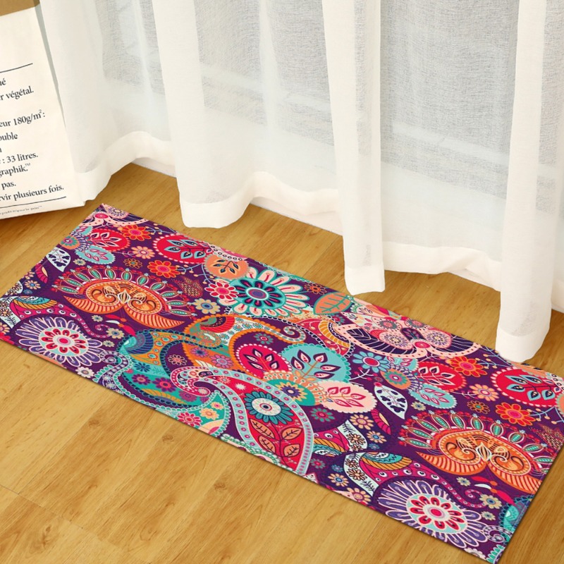 Tapis long antidérapant à moti - Commercial Kitchen Tile Flooring avis et prix